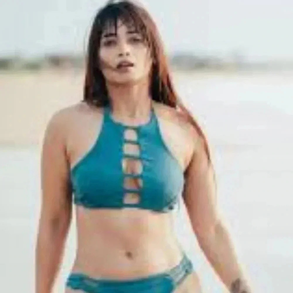 Bikini Lab‎ Teal Bikini Top Med